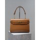 1:1 Replica YSL Saint Laurent Manhattan Shoulder Bag in Brown Knockoff
