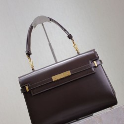 AAA Replica YSL Saint Laurent Manhattan Shoulder Bag in Burgundy 1:1 Replica YSL Saint Laurent Manhattan Shoulder Bag in Burgundy Knockoff