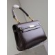 1:1 Replica YSL Saint Laurent Manhattan Shoulder Bag in Burgundy Knockoff