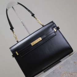 1:1 Replica YSL Saint Laurent Manhattan shoulder bag Black Knockoff