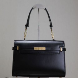 1:1 Replica YSL Saint Laurent Manhattan shoulder bag Black Knockoff