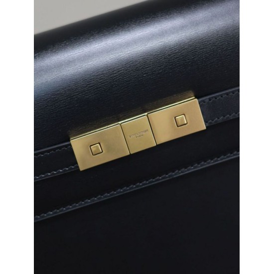 1:1 Replica YSL Saint Laurent Manhattan shoulder bag Black Knockoff