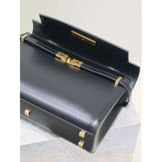 1:1 Replica YSL Saint Laurent Manhattan shoulder bag Black Knockoff