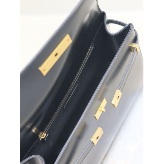 1:1 Replica YSL Saint Laurent Manhattan shoulder bag Black Knockoff