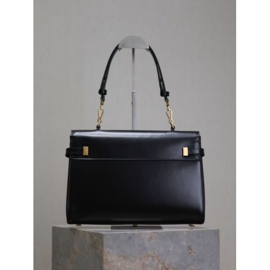 1:1 Replica YSL Saint Laurent Manhattan shoulder bag Black Knockoff