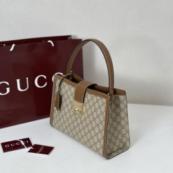 1:1 Replica Gucci Padlock Small Top Handle Bag 838991 in Brown Knockoff
