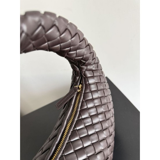 1:1 Replica Bottega Veneta Small/Medium Veneta Hobo Bag in Coffee Knockoff