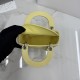 AAA Replica Dior Lady Dior Mini Cannage Bag in Yellow 1:1 Replica Dior Lady Dior Mini Cannage Bag in Yellow Knockoff