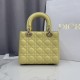 AAA Replica Dior Lady Dior Small Cannage Bag in Yellow 1:1 Replica Dior Lady Dior Small Cannage Bag in Yellow Knockoff