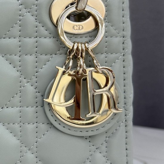 AAA Replica Dior Lady Dior Mini Bag Cannage Green 1:1 Replica Dior Lady Dior Mini Bag Cannage Green Knockoff