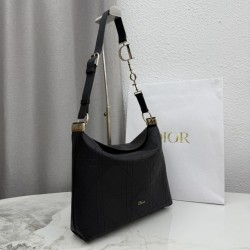 1:1 Replica Medium Diorly Crossbody Bag in Black Knockoff