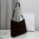 1:1 Replica Medium Dior Diorly Crossbody Bag in Chocolate Suede Knockoff