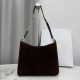 1:1 Replica Medium Dior Diorly Crossbody Bag in Chocolate Suede Knockoff