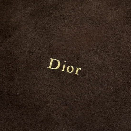 1:1 Replica Medium Dior Diorly Crossbody Bag in Chocolate Suede Knockoff