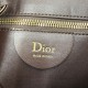 1:1 Replica Medium Dior Diorly Crossbody Bag in Chocolate Suede Knockoff