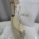 1:1 Replica Medium Dior Diorly Crossbody Bag in Apricot Suede Knockoff
