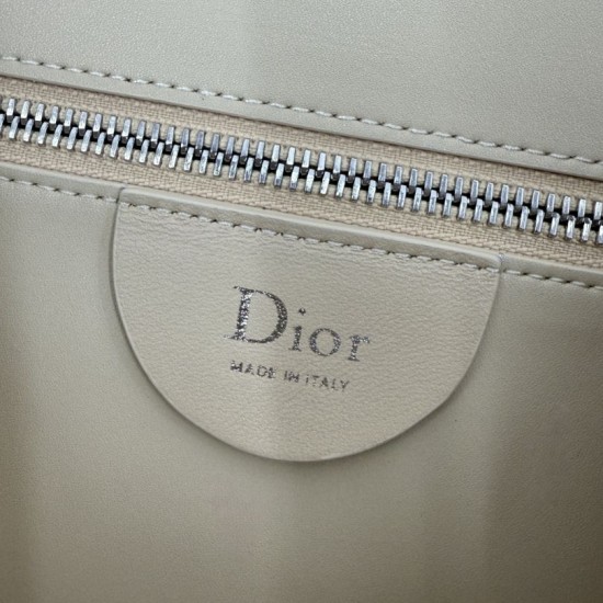 1:1 Replica Medium Dior Diorly Crossbody Bag in Apricot Suede Knockoff