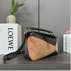 AAA Replica Small Loewe Puzzle Edge Bag in Multicolored Leather/Suede 1:1 Replica Small Loewe Puzzle Edge Bag in Multicolored Leather/Suede Knockoff