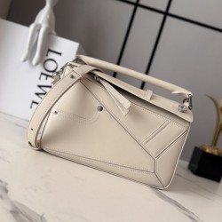 1:1 Replica Small Loewe Panta Puzzle Bag in Beige Knockoff