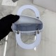 AAA Replica Dior Lady Dior Mini Cannage Bag in Blue 1:1 Replica Dior Lady Dior Mini Cannage Bag in Blue Knockoff