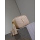 Mirror Quality Replica YSL Saint Laurent Lou Mini Quilted Shoulder Bag in Apricot Clone
