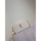 Mirror Quality Replica YSL Saint Laurent Lou Mini Quilted Shoulder Bag in White Clone