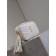 Mirror Quality Replica YSL Saint Laurent Lou Mini Quilted Shoulder Bag in White Clone