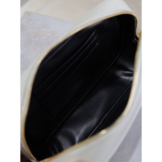 Mirror Quality Replica YSL Saint Laurent Lou Mini Quilted Shoulder Bag in White Clone