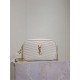 Mirror Quality Replica YSL Saint Laurent Lou Mini Quilted Shoulder Bag in White Clone