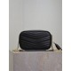 Mirror Quality Replica YSL Saint Laurent Lou Mini Quilted Shoulder Bag in Black Clone
