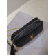 Mirror Quality Replica YSL Saint Laurent Lou Mini Quilted Shoulder Bag in Black Clone