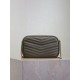Mirror Quality Replica YSL Saint Laurent Lou Mini Quilted Shoulder Bag in Green Clone