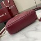 Mirror Quality Replica Gucci Small 855273 GG Marmont Shoulder Bag in Red Clone