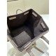 Mirror Quality Replica Fendi Origami Mini Jacquard Tote Bag in Brown Clone