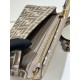 Mirror Quality Replica Fendi Baguette-Style Fabric Wallet with Chain Brown FF jacquard Clone