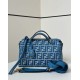 Mirror Quality Replica Fendi By The Way Medium Soft Handbag Blue Clone