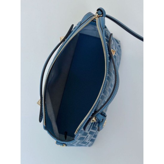 Mirror Quality Replica Fendi By The Way Medium Soft Handbag Blue Clone