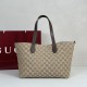 Mirror Quality Replica Gucci Medium Tote Bags 855279 GG Marmont Brown Clone