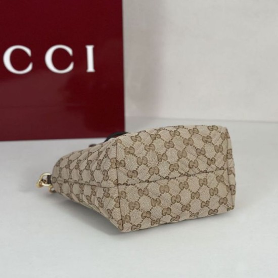 Mirror Quality Replica Gucci Small Tote Bag 855391 Brown Clone