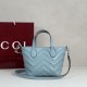 Mirror Quality Replica Gucci Small Tote Bag 855391 Blue Clone