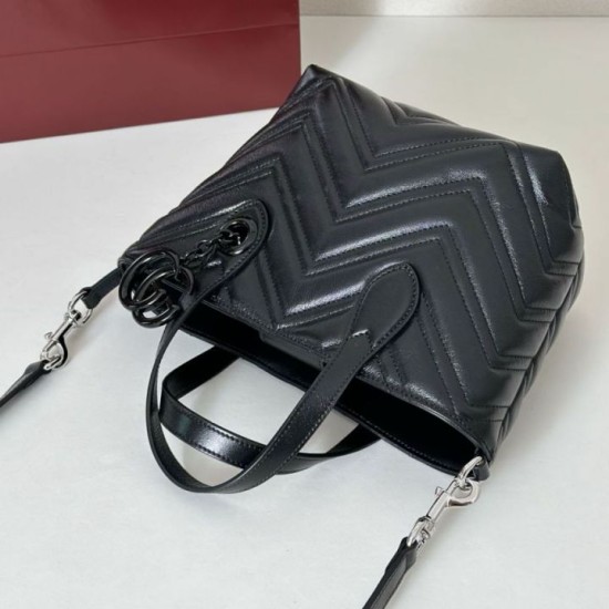 Mirror Quality Replica Gucci Small Tote Bag 855391 Black Clone