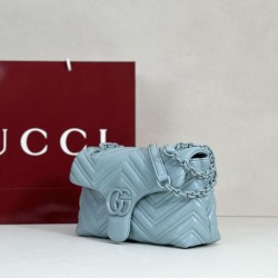 Mirror Quality Replica Gucci Small Crossbody Bag 855391 Blue Clone