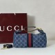 Mirror Quality Replica Gucci Medium Vanity Top Handle Bag 857799 Blue Clone