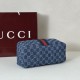 Mirror Quality Replica Gucci Medium Vanity Top Handle Bag 857799 Blue Clone