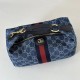 Mirror Quality Replica Gucci Medium Vanity Top Handle Bag 857799 Blue Clone