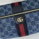 Mirror Quality Replica Gucci Medium Vanity Top Handle Bag 857799 Blue Clone