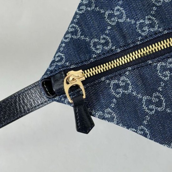 Mirror Quality Replica Gucci Medium Vanity Top Handle Bag 857799 Blue Clone