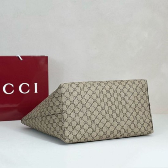Mirror Quality Replica Bags Gucci Ophidia Medium Tote Bag in Brown Clone