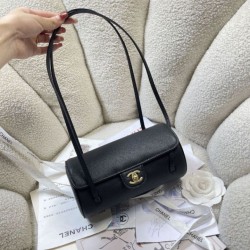 Mirror Quality Replica Chanel Small Bowling Bag AS6143 in Black Clone
