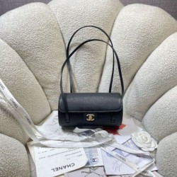 Mirror Quality Replica Chanel Small Bowling Bag AS6143 in Black Clone